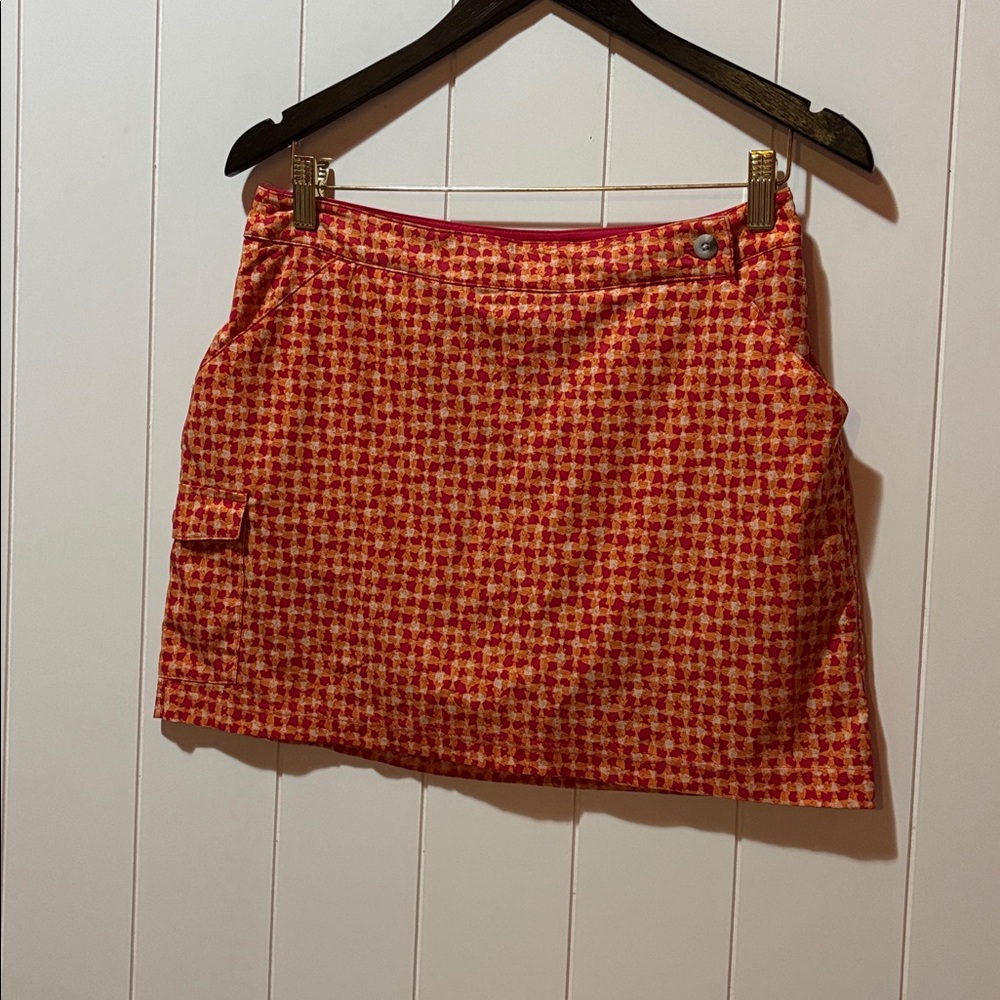 Columbia pink/orange  PFG Drifit skort! Size 6